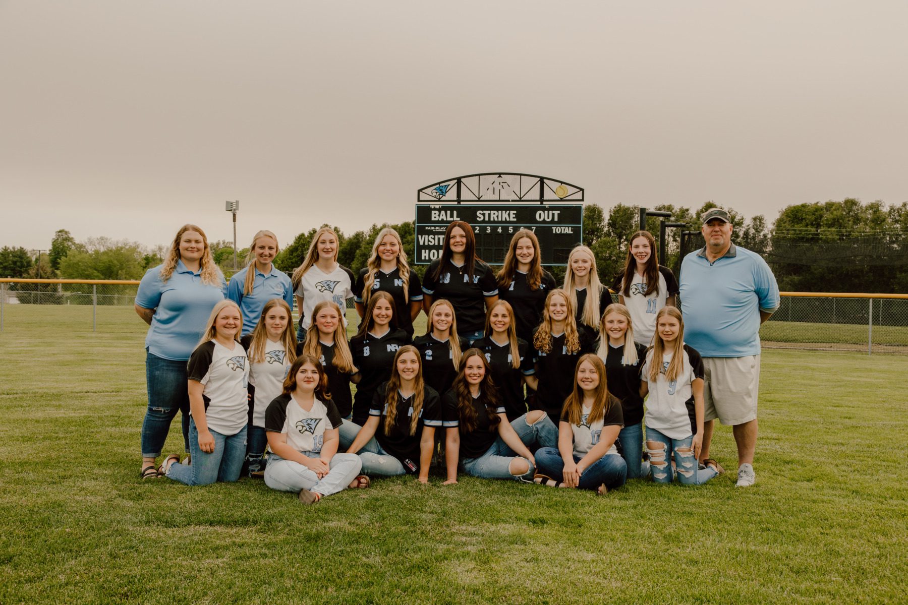 NFV High School Softball 2023 Varsity Team Photograph
