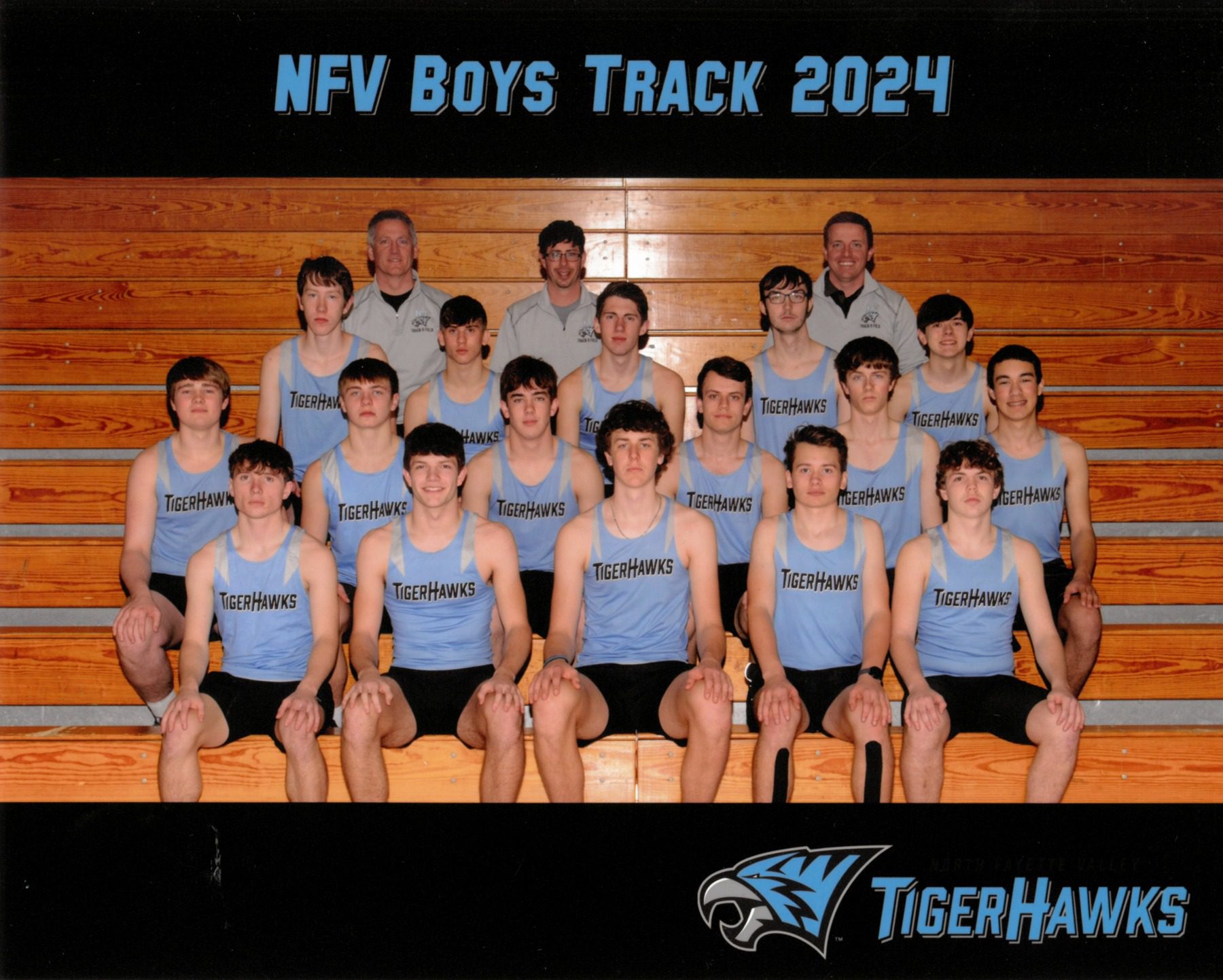 NFV High School Boys Track 2024 Team Photograph