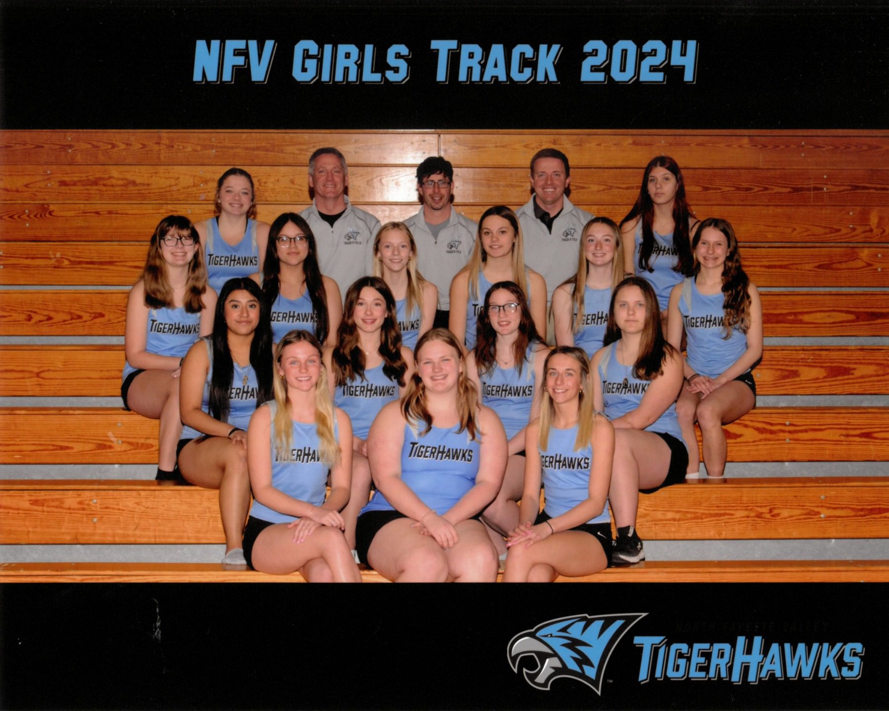 NFV High School Girls Track 2024 Team Photograph