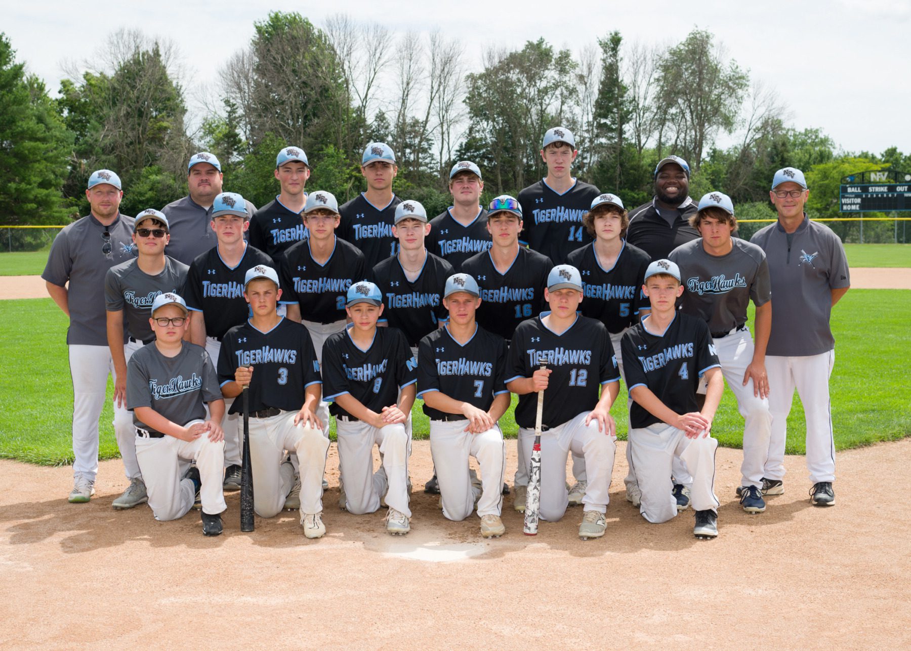 NFV High School Baseball 2024 Team Photograph