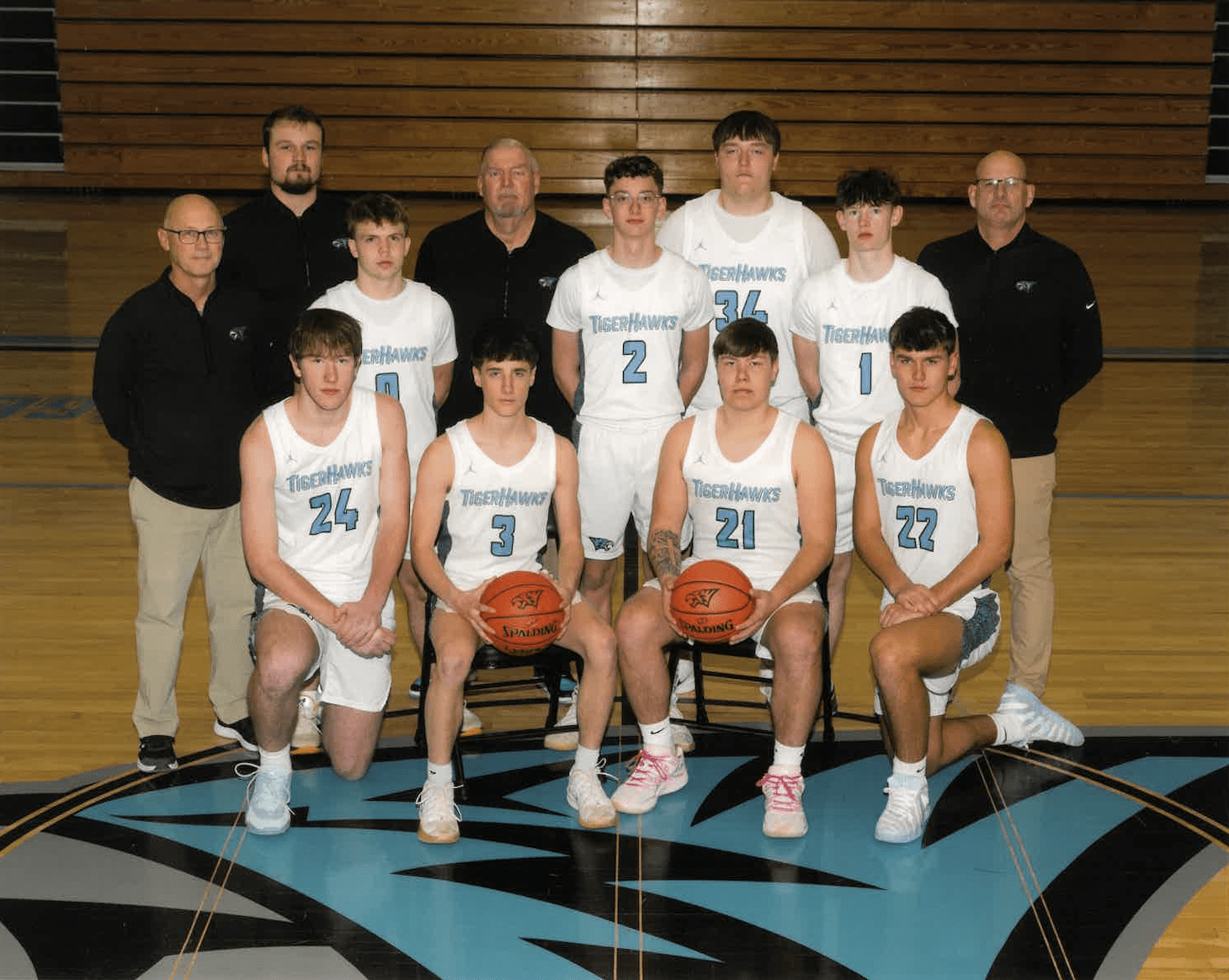 NFV High School Boys Basketball Varsity Team Photograph