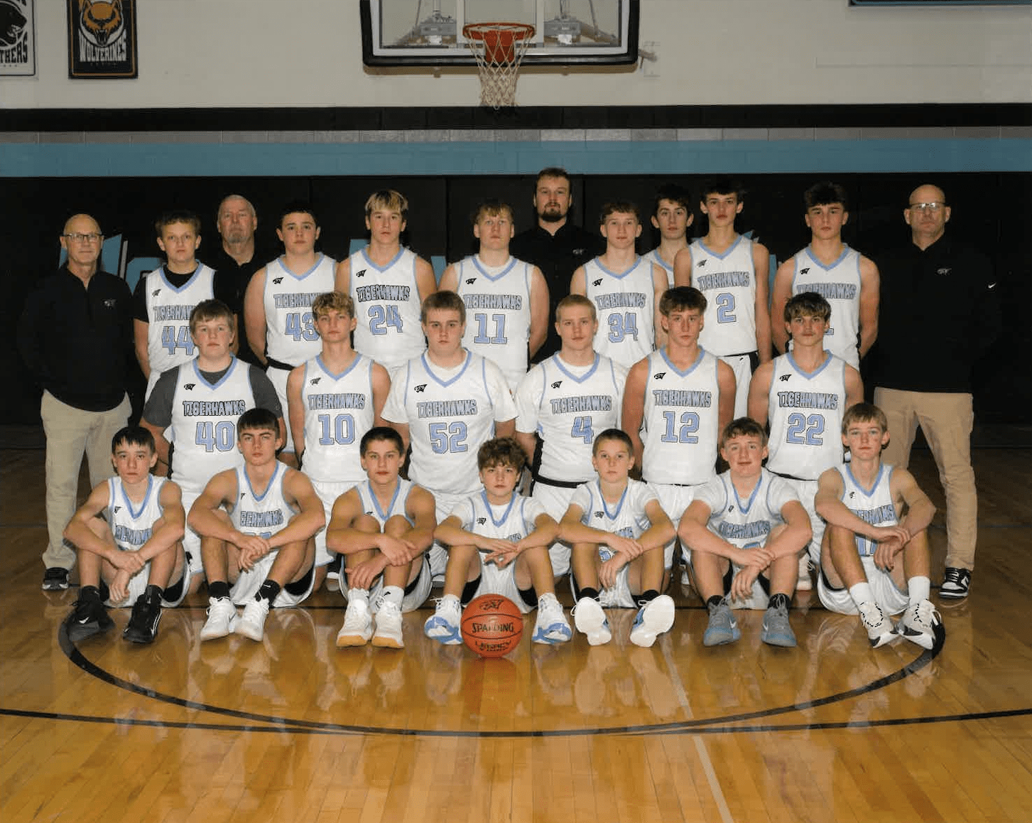NFV High School Basketball Junior Varsity Team Photograph